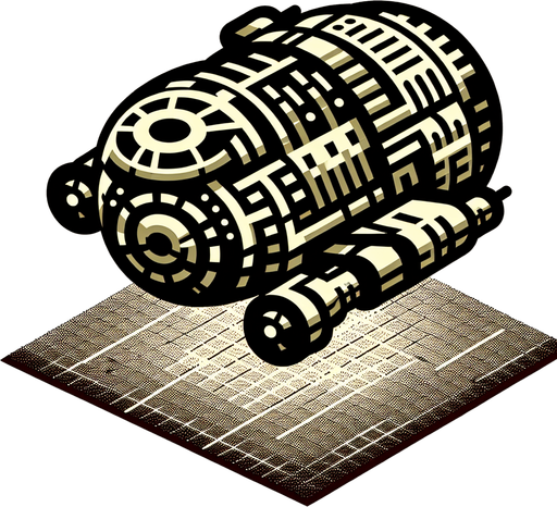 alien spaceship heading down.
Single Game Texture. In-Game asset. 2d. Blank background. High contrast. No shadows.