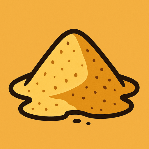 sand.
In-Game asset.  2d.  High contrast.  No shadows