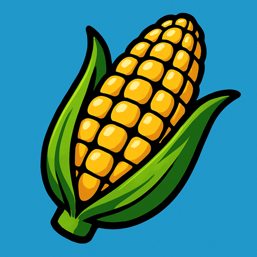 Corn.
In-Game asset.  2d.  High contrast.  No shadows