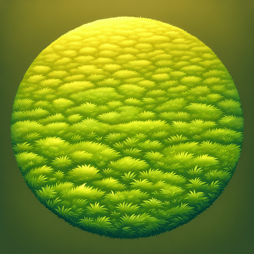 overview of a grass field.
Single Game Texture.  In-Game asset.  2d.  Blank background.  High contrast.  No shadows