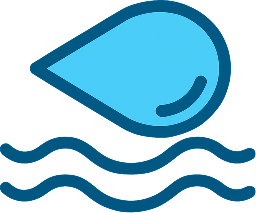 waterdrop sideways