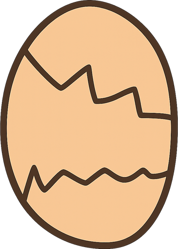 egg. No background. Transparent background. Blank background. No shadows. 2d. In-Game asset. flat
