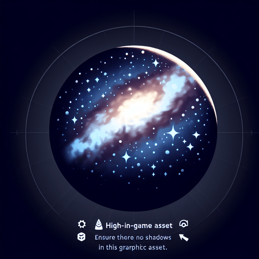 Una esfera con la via láctea.
Single Game Texture.  In-Game asset.  2d.  Blank background.  High contrast.  No shadows