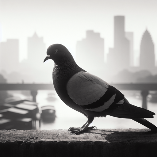 pigeon without shadow.
Single Game Texture.  In-Game asset.  2d.  Blank background.  High contrast