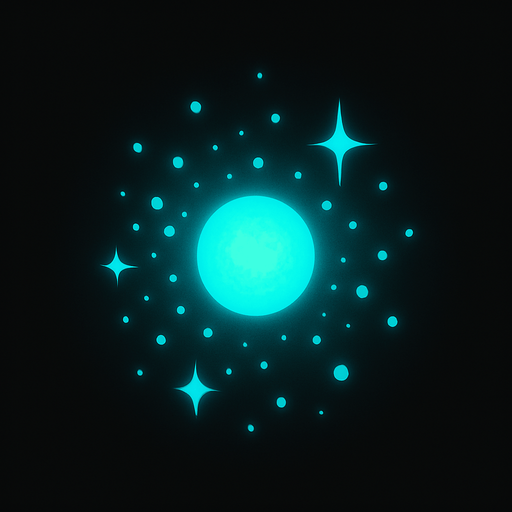 luminescentParticle.
In-Game asset.  2d.  High contrast.  No shadows