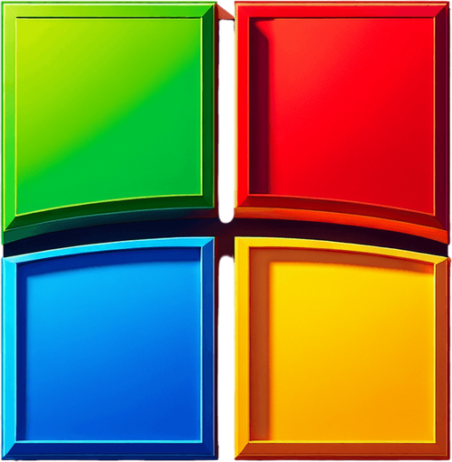 photorealistic windows logo