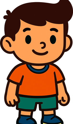 he is boy. my son.
In-Game asset.  2d.  High contrast.  No shadows