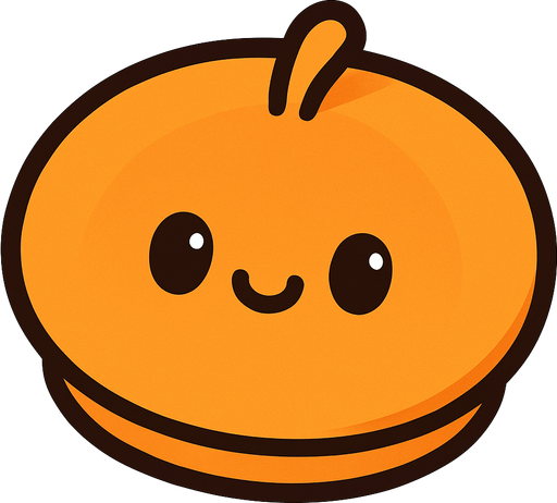 cute design beret top view..
In-Game asset.  2d.  High contrast.  No shadows