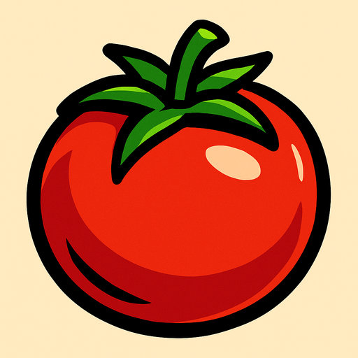 Tomate.
In-Game asset.  2d.  High contrast.  No shadows