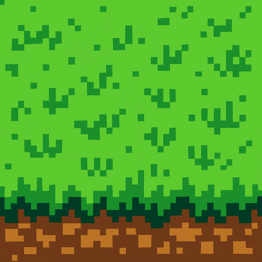 background grass 8 bit.
In-Game asset.  2d.  High contrast.  No shadows