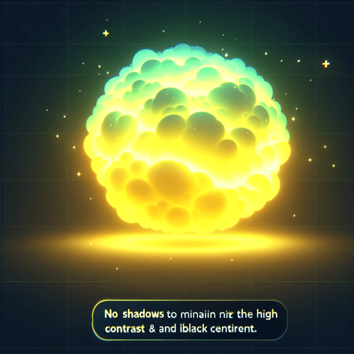 yellow bright aurora.
Single Game Texture.  In-Game asset.  2d.  Blank background.  High contrast.  No shadows
