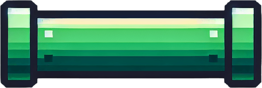 A Green Pipe Of Flappy Bird, instead Of The Squares, I Need A Single Straight Pipe (pipe should be single
Single. I Need Horizontal Pipes Not Vertical.Game Texture. In-Game asset. 2d. Blank background. High contrast. No shadows.
