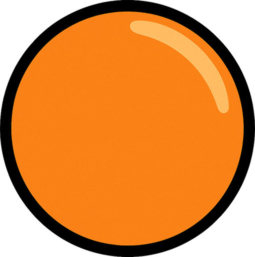 Balle de ping pong.
In-Game asset.  2d.  High contrast.  No shadows