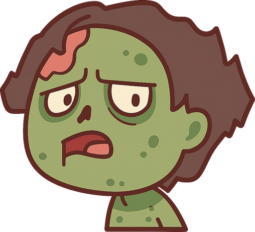 zombi
. No background. Transparent background. Blank background. No shadows. 2d. In-Game asset. flat