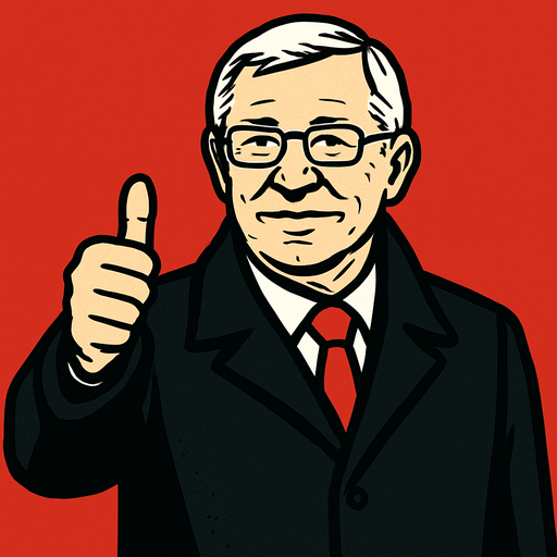 Alex Ferguson ıs makıng thumbsup.
In-Game asset.  2d.  High contrast.  No shadows