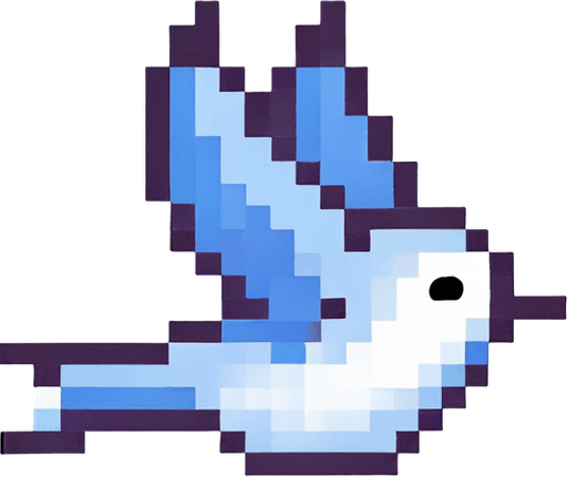 make the bird flap its wings