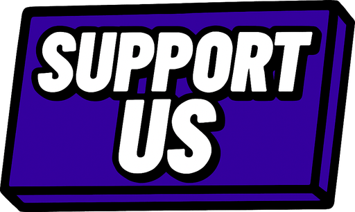write SUPPORT US.