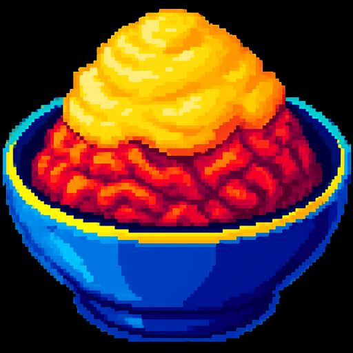 Raw batter on top of the ground fish