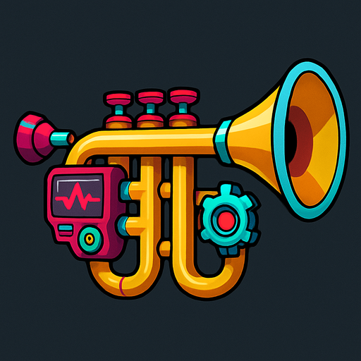 Trompeta evolucionada.
In-Game asset.  2d.  High contrast.  No shadows