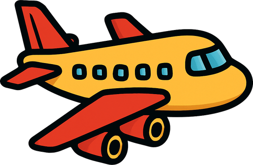 plane.
In-Game asset.  2d.  High contrast.  No shadows