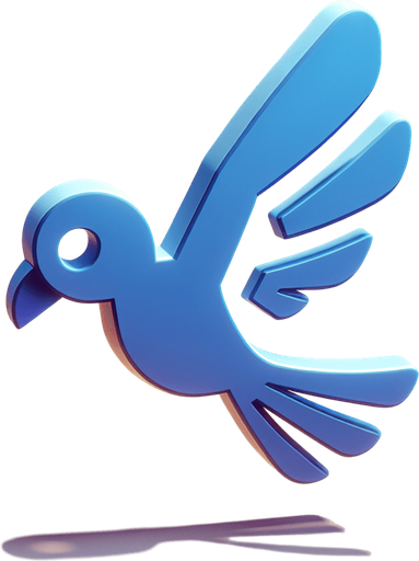 FLAPPY BIRD Png.
Single Game Texture. In-Game asset. 2d. Blank background. High contrast. No shadows.