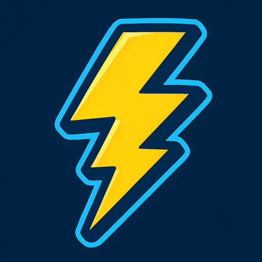 Thunder.
In-Game asset.  2d.  High contrast.  No shadows