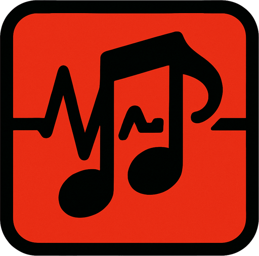 Arkaplan müziği için kullanacağım müzik ile ilgili bir icon.
In-Game asset.  2d.  High contrast.  No shadows