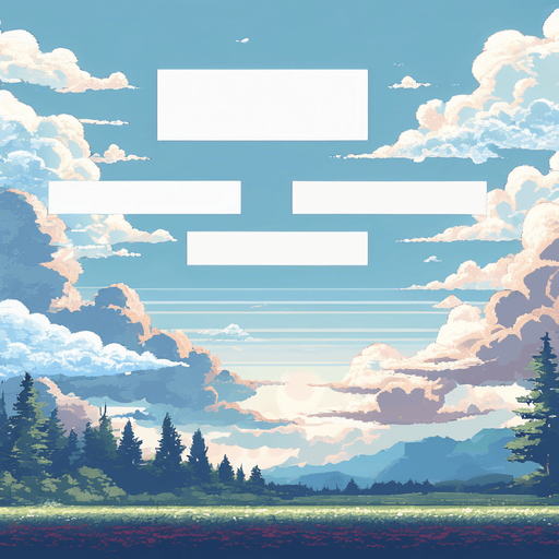 Please remove the white squares in the sky