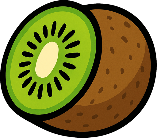 kivi.
In-Game asset.  2d.  High contrast.  No shadows