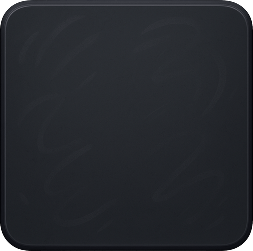 An black office whiteboard, square, nothing on it but with it has some marks from previous drawings. Should work as a background for a modal dialog. Cute soft graphics. soft ambient light. semi-matte to satin surfaces. naturalistic with slight saturation boost colors. Tone is premium, friendly, clean with lifestyle or service-oriented appeal.
In-Game asset.  2d.  High contrast.  High resolution. No shadows