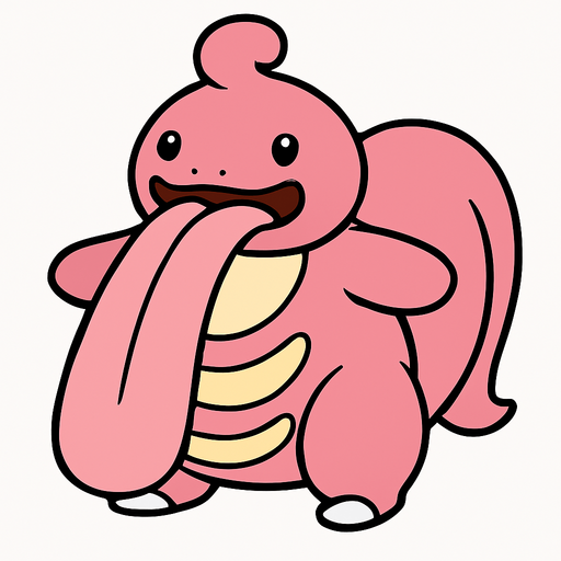 Lickilicky.
In-Game asset.  2d.  High contrast.  No shadows