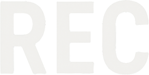 Replace pencil with white REC text, but no other changes!