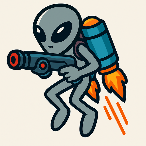 Place laser cannon in both hands holding it like a shotgun