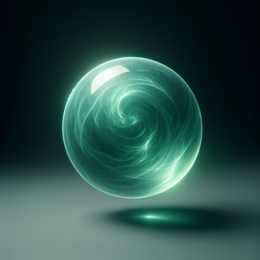 Subtle orb of green light, floating, realistic, glowing ghost orb 
Single Game Texture. In-Game asset. 2d. Blank background. High contrast. No shadows.