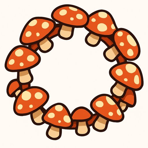 mushroomRing.
In-Game asset.  2d.  High contrast.  No shadows