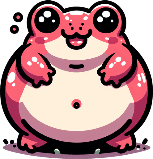 cartoon cute fat toad
Single Game Texture. In-Game asset. 2d. Blank background. High contrast. No shadows.