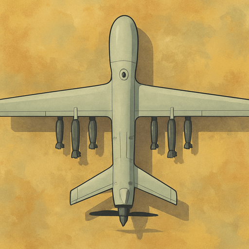 bomber drone top view