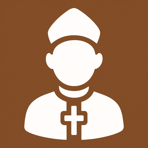 bir din adamı simgesi beyaz olsun içi oyuncun kararına göre dolub boşalacak her hangi bir terinde hiç bir dinle alakalı din simvolu bulunmasın.
In-Game asset.  2d.  High contrast.  No shadows