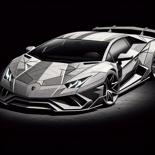 Lamborghini.
Single Game Texture. In-Game asset. 2d. Blank background. High contrast. No shadows.