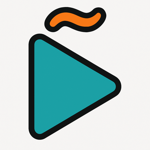 Diseño simple de una figura de reproducir ñ
In-Game asset.  2d.  High contrast.  No shadows