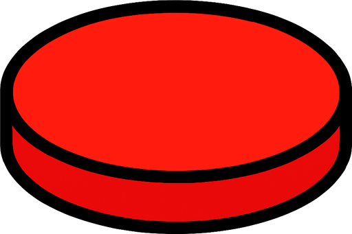 button red 2d.
In-Game asset.  2d.  High contrast.  No shadows