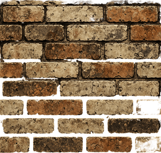 Gercekci duvar.
In-Game asset.  2d.  High contrast.  No shadows
