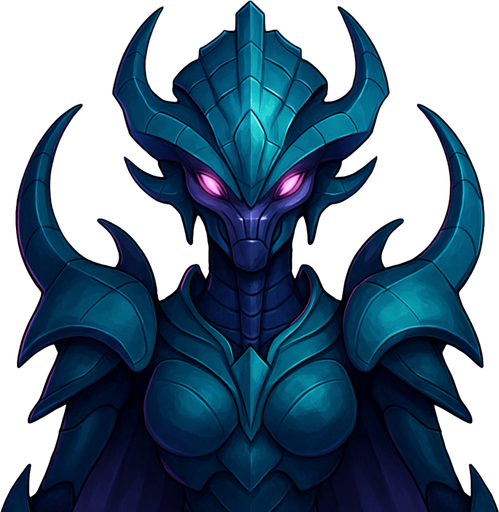 Front-facing icon, Fullscreen modern App Store art style with futuristic alien queenbug
, 16:9, high definition.  No text captions!