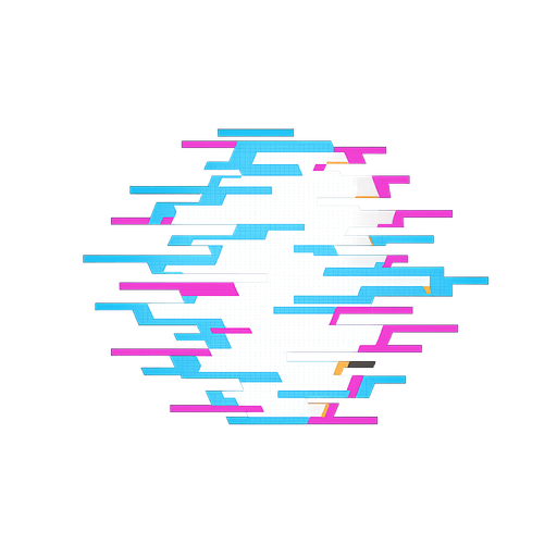 glitch effect by itself.
In-Game asset.  2d.  High contrast.  No shadows