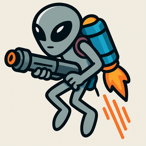 Place laser cannon in both hands holding it like a shotgun