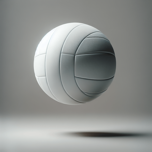 white volley ball in the air.
TOTALLY WHITE. FRONT LIGHTING. NO SHADOWS.  NO REFLECTIONS.