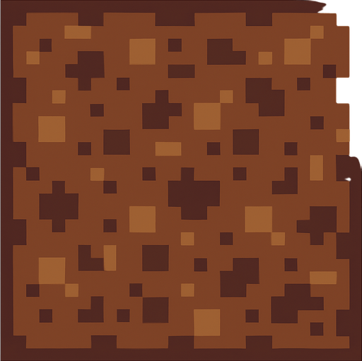 Soil 2d pixilated topdown.
In-Game asset.  2d.  High contrast.  No shadows