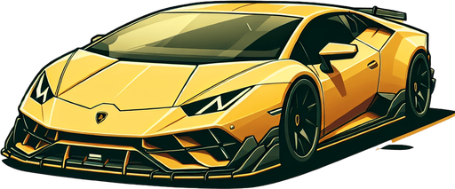 Lamborghini yellow colour.
Single Game Texture. In-Game asset. 2d. Blank background. High contrast. No shadows.