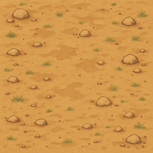 dirt ground. rpg. 2d. no shadows.