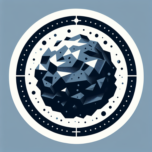 Space rock.
Single Game Texture. In-Game asset. 2d. Blank background. High contrast. No shadows.